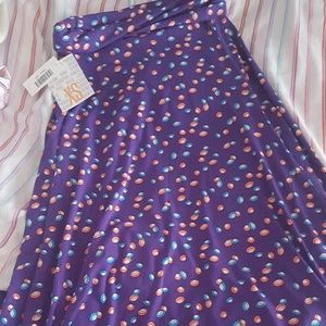 Lularoe Maxi Skirt Nwt Size Xs